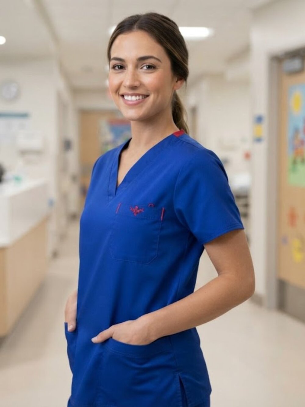 Med Couture Scrubs Modern Fit‎ Top XSmall